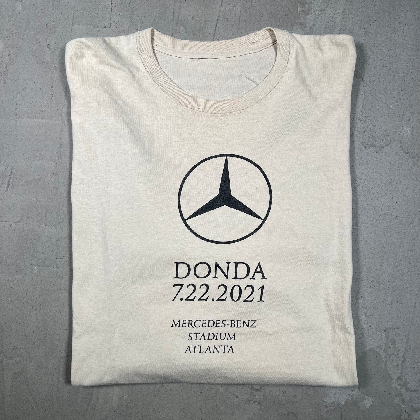 Kanye Donda Mercedes Longsleeve Beige Size Large USED x18365