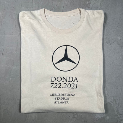 Kanye Donda Mercedes Longsleeve Beige Size Large USED x18365