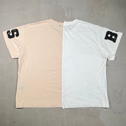 Bravest Studio Half Puzzle White Tee Size Medium USED x18336