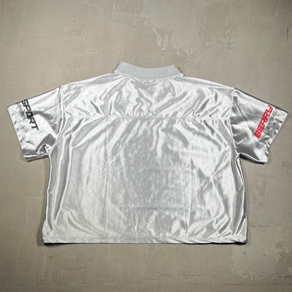 GV Gallery Raspberry Hills Berry Sport Silver Jersey Size Small NEW x18327