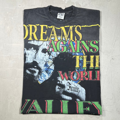 Vale Dreams Vs World Washed Black Tee Size Small NEW x18276