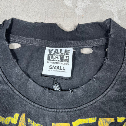 Vale Dreams Vs World Washed Black Tee Size Small NEW x18276