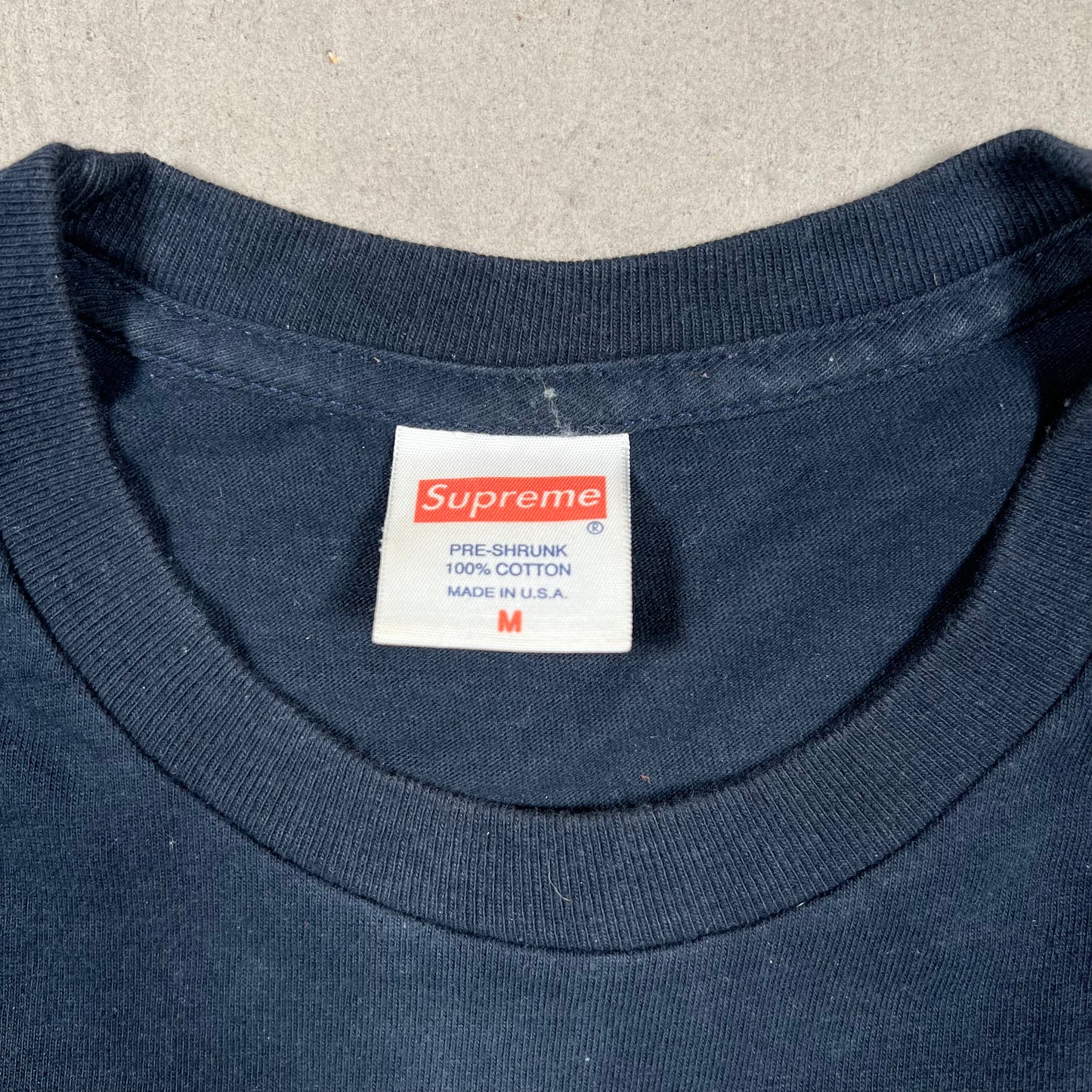 2015 Supreme Neil Young Navy Blue Tee Size Medium USED x18279