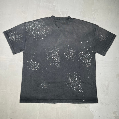 Vale Fared Your Bling Kissing Washed Black Tee Size Small NEW x18275