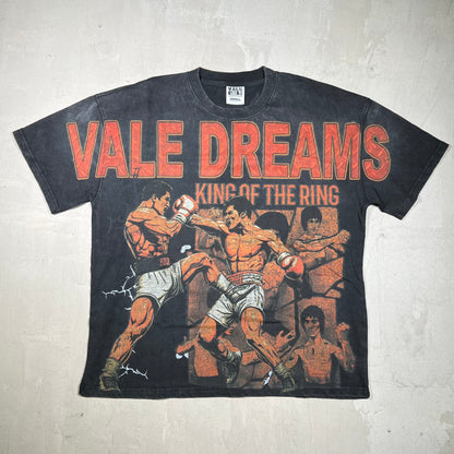 Vale Shattered Fist Boxing Black Tee Size Small NEW x18273