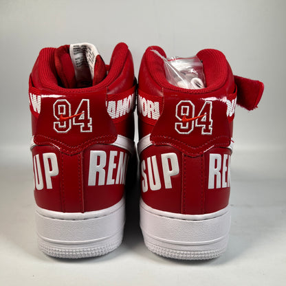 Nike Air Force One High Supreme Wolrd Famous Red (2014) Size 10.5 NEW s22667