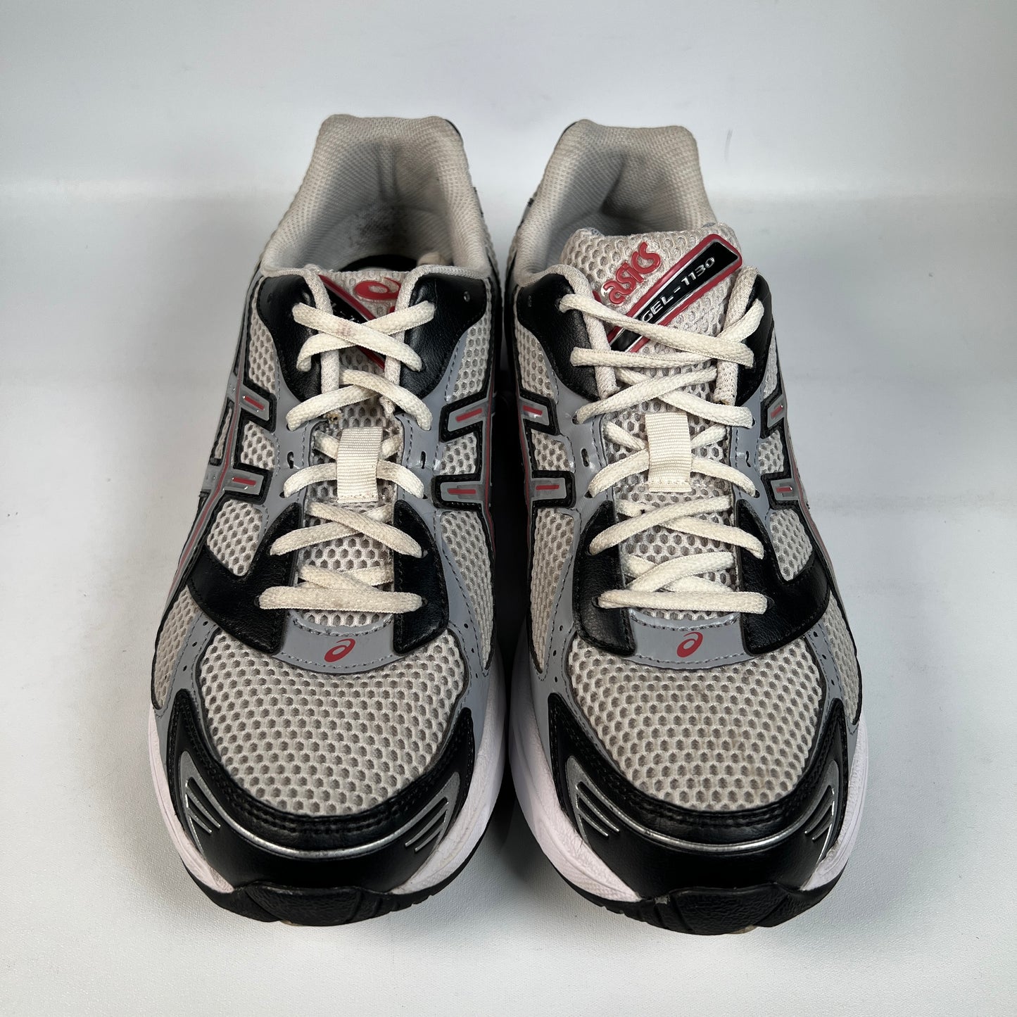 Asics Gel-113 Smoke Grey Pure Silver Red (2022) Size 10.5 USED s22604