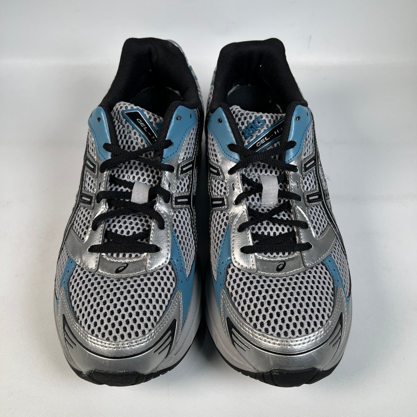 Asics Gel-113 Black Blue Silver (2025) Size 10.5 USED s22603