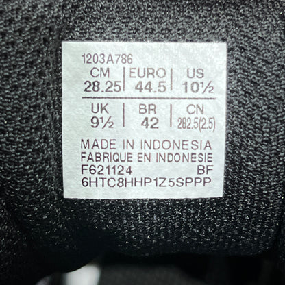 Asics Gel-113 Black Blue Silver (2025) Size 10.5 USED s22603