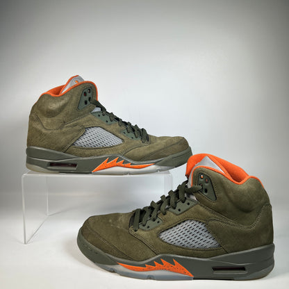 Jordan 5 Olive (2024) Size 10.5 USED s22671