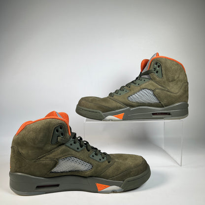 Jordan 5 Olive (2024) Size 10.5 USED s22671