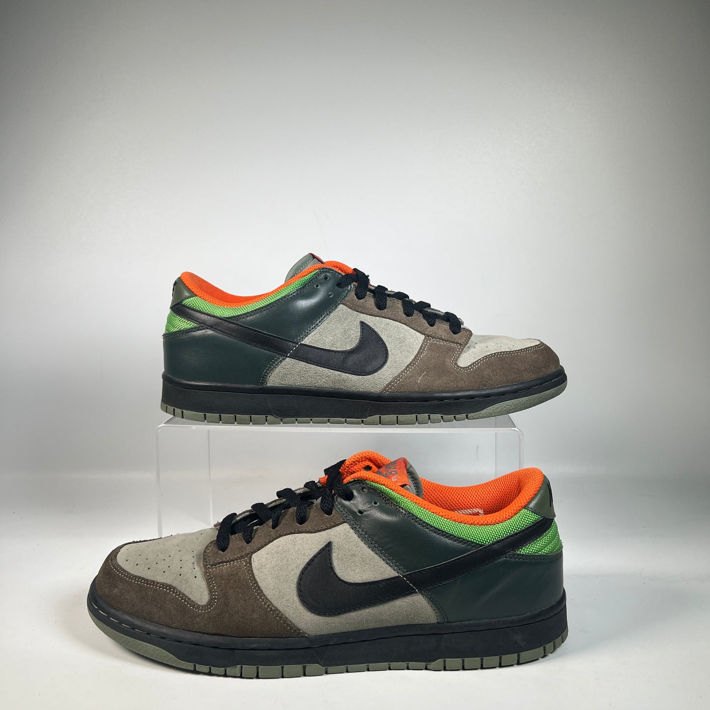 Nike Dunk Low Cl Adventure Pack Jade Stone Army Olive (2006) Size 11 USED s22578