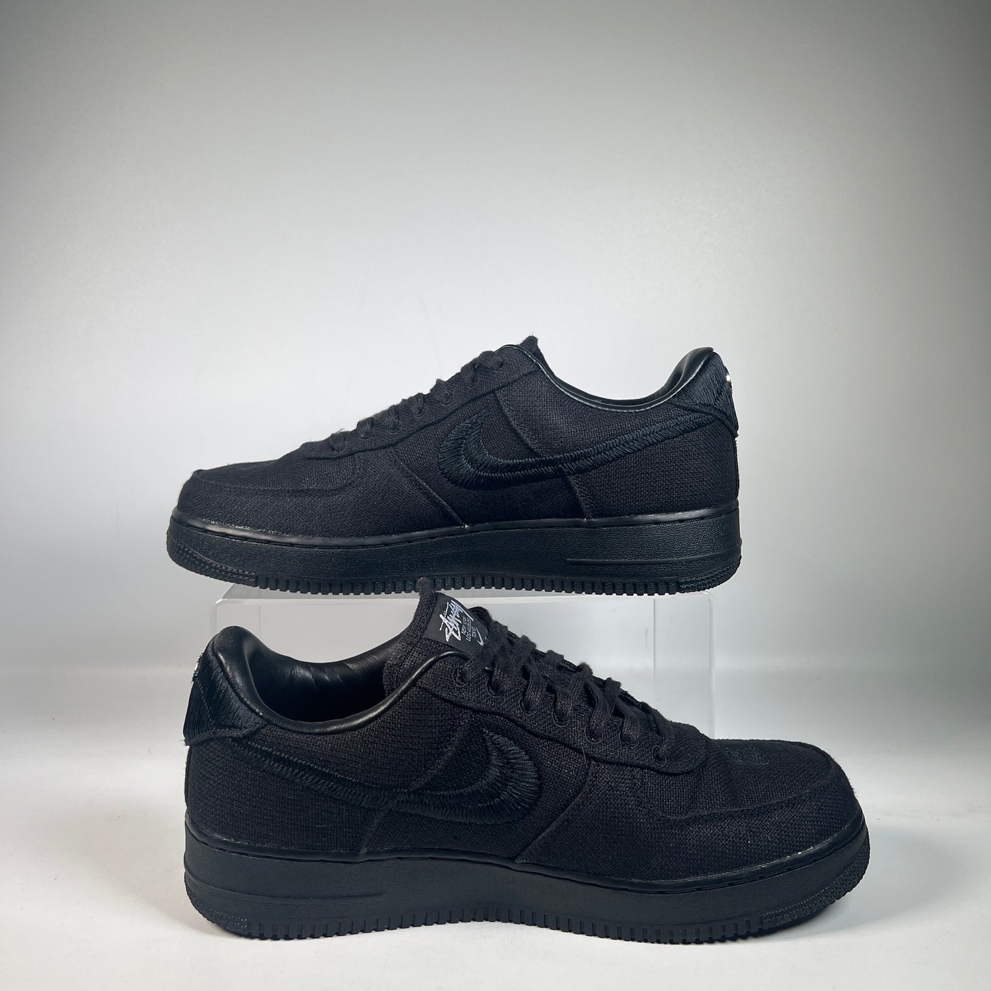 Nike Air Force 1 Low Stussy Black (2020) Size 11 USED s22623