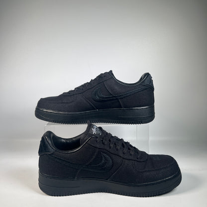 Nike Air Force 1 Low Stussy Black (2020) Size 11 USED s22623