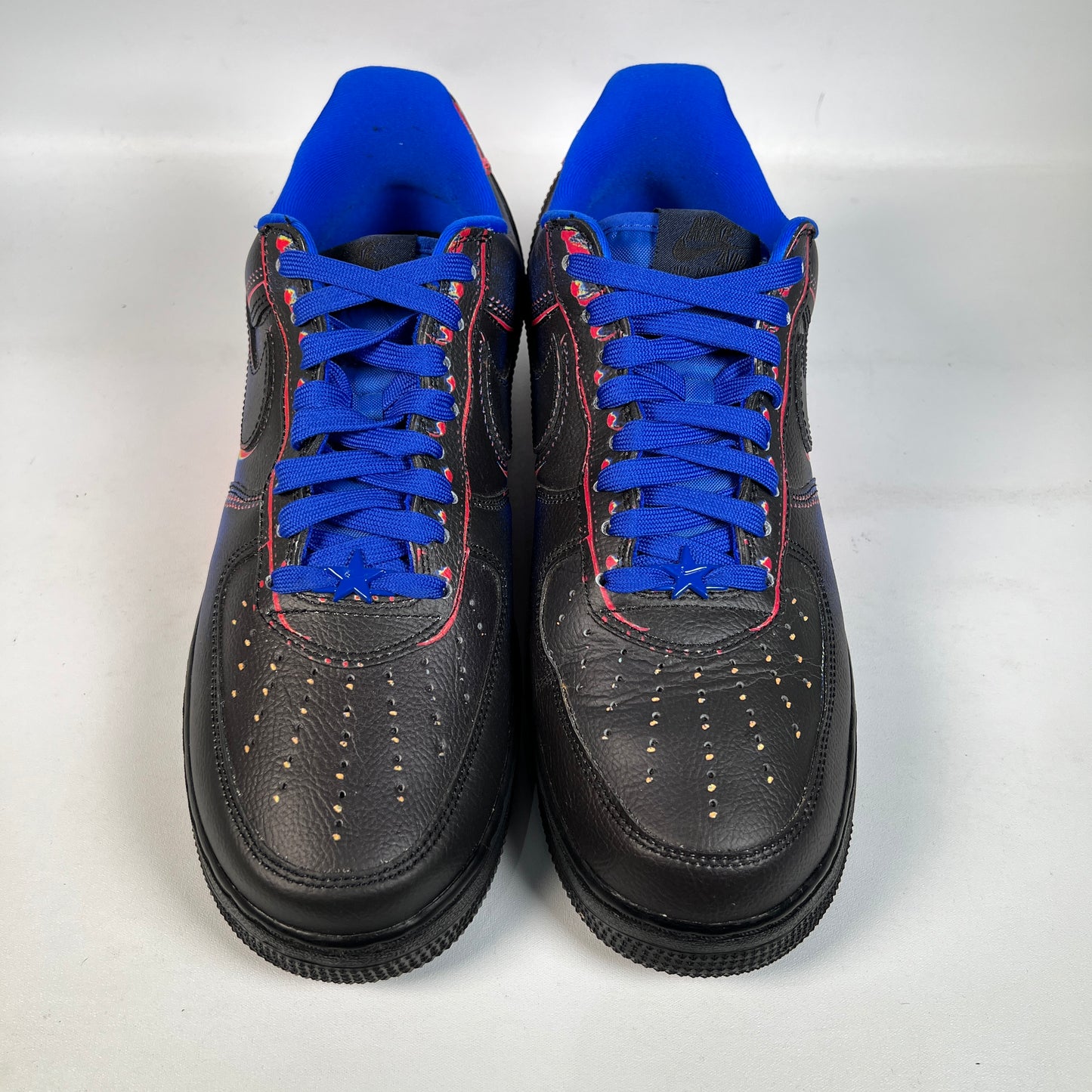 Nike Air Force One Low Heat Map Black Racer Blue (2026) Size 10 USED s22682