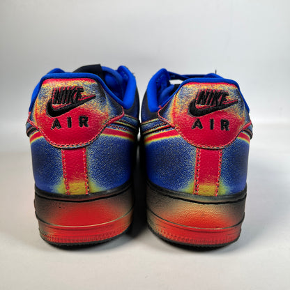 Nike Air Force One Low Heat Map Black Racer Blue (2026) Size 10 USED s22682