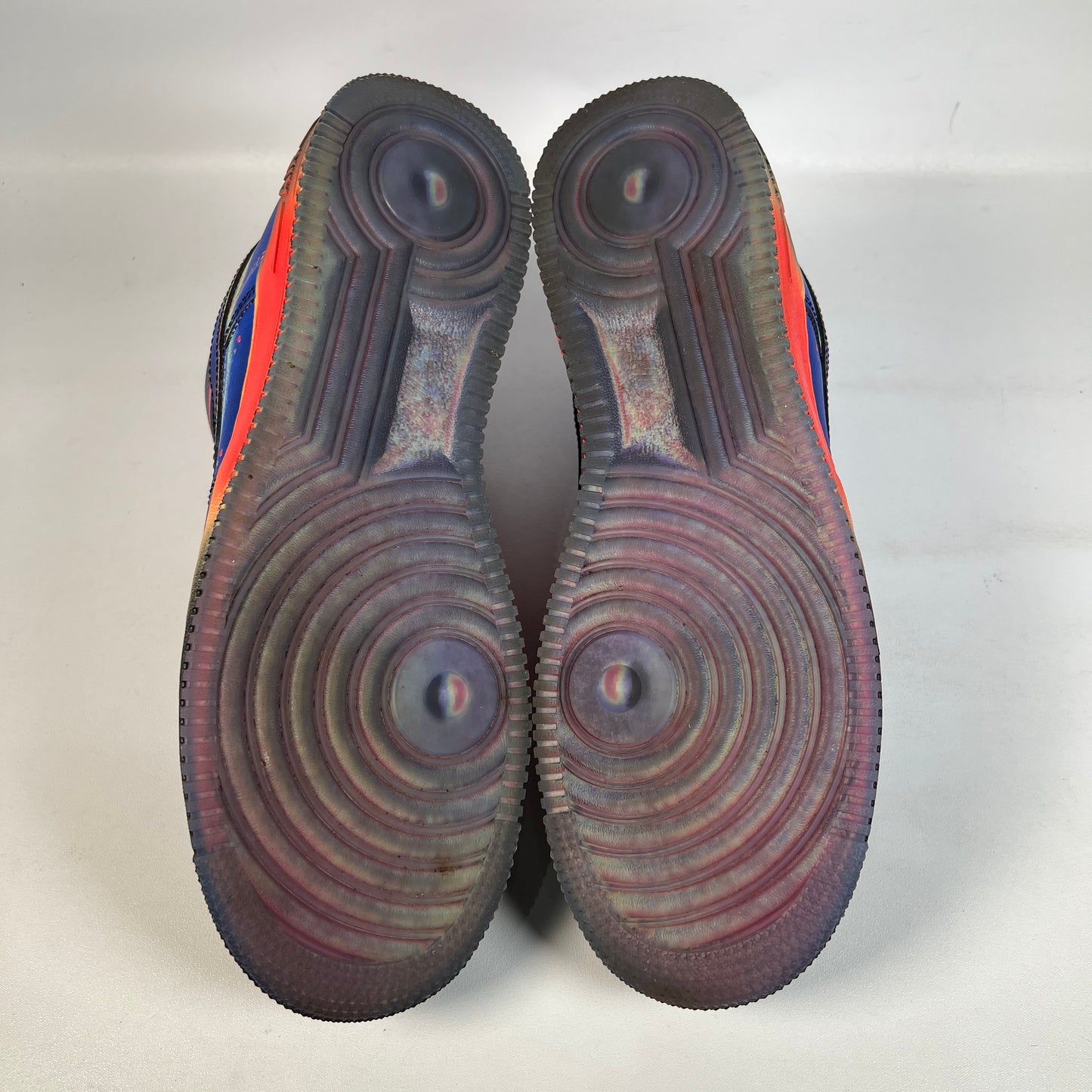 Nike Air Force One Low Heat Map Black Racer Blue (2026) Size 10 USED s22682