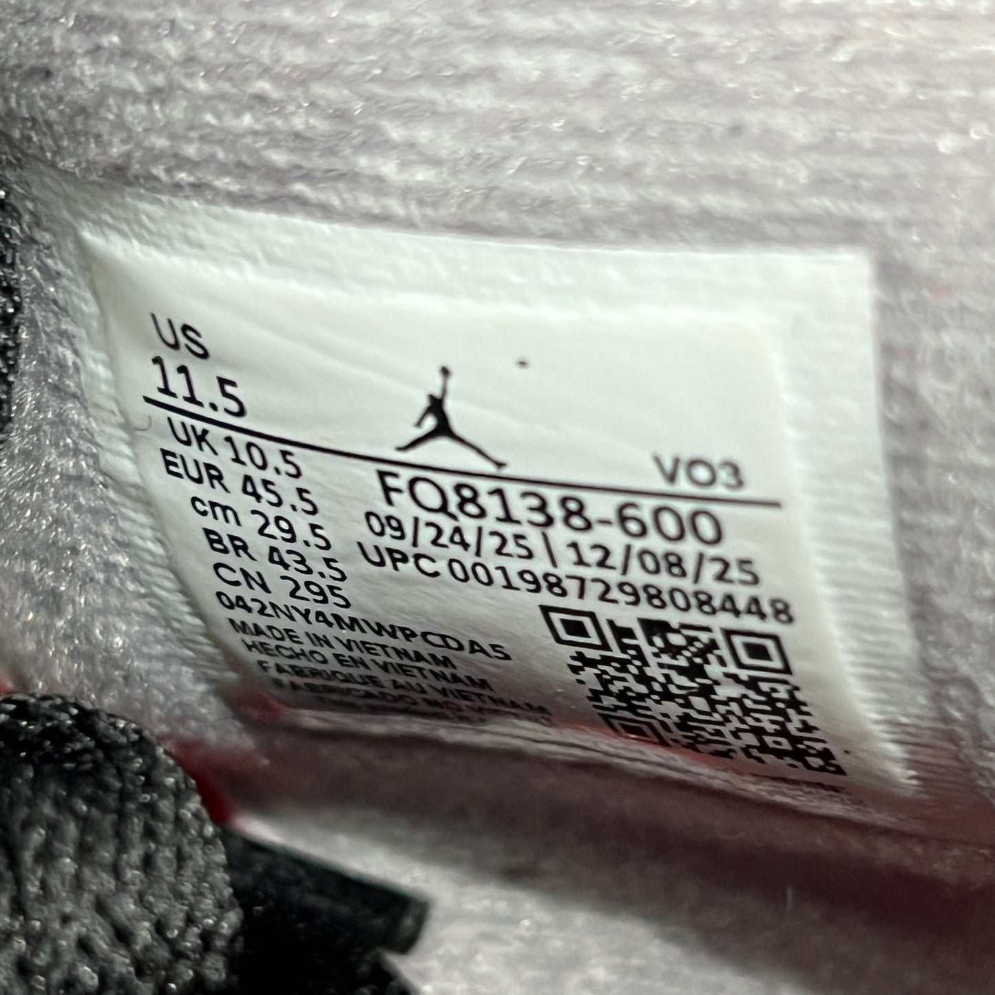Jordan 4 Toro Bravo (2026) Size 11.5 NEW s22706