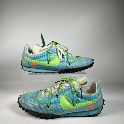 Nike Waffle Racer Off White Vivid Sky (2019) Size 11.5m / 13w USED s22661