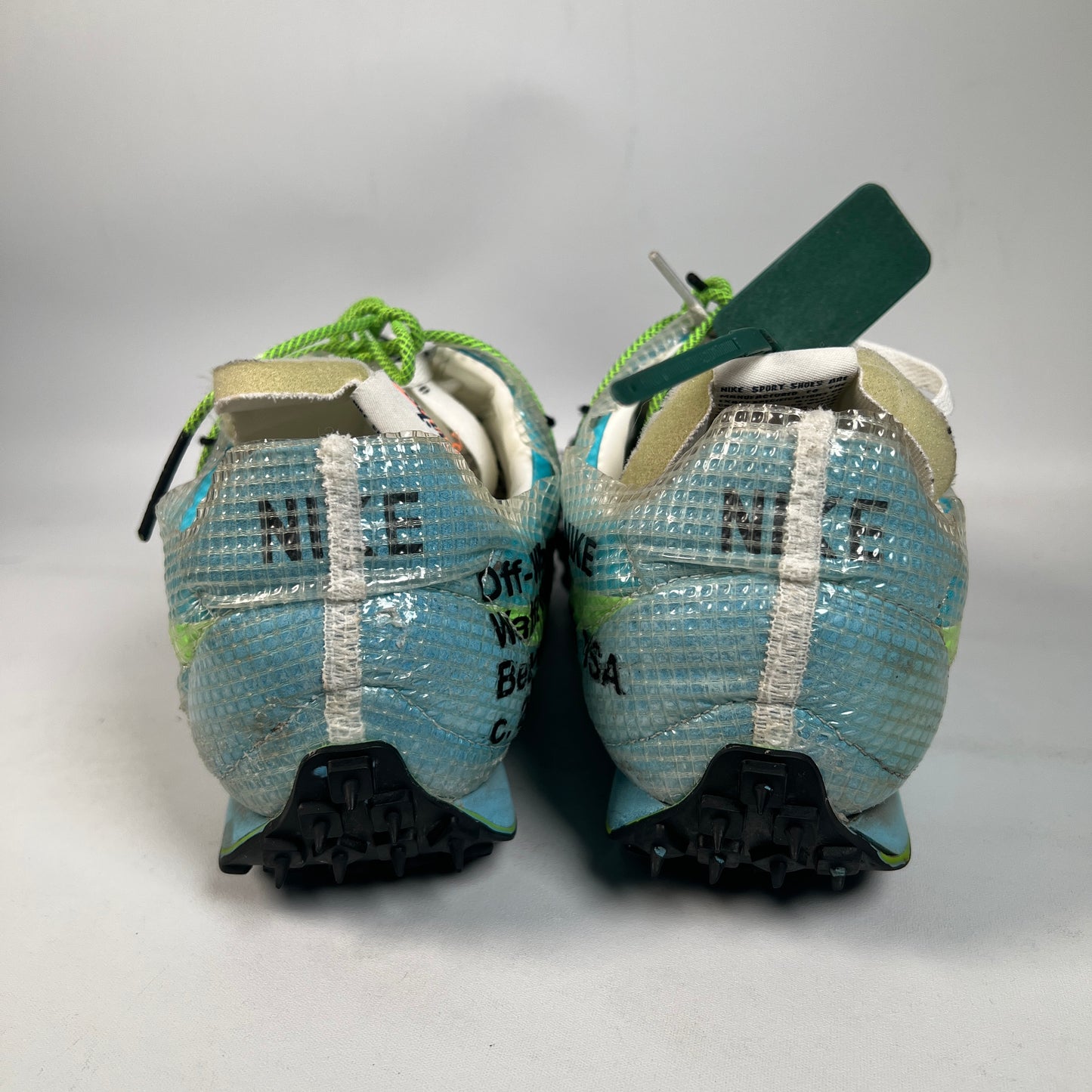 Nike Waffle Racer Off White Vivid Sky (2019) Size 11.5m / 13w USED s22661