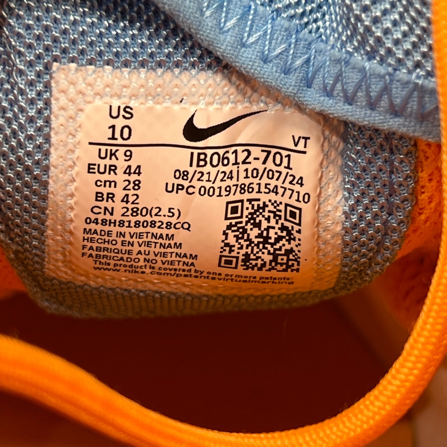 Nike Air Pegasus Wave Sundial Orange Blue (2025) Size 10 NEW s22681