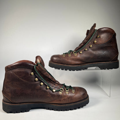 Polo Ralph Lauren Acworth Oiled Calf Brown Leather Boots Size 11 USED s22580