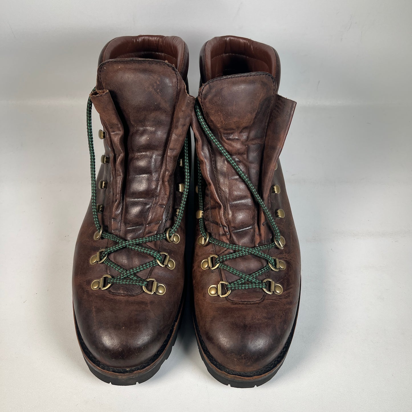 Polo Ralph Lauren Acworth Oiled Calf Brown Leather Boots Size 11 USED s22580