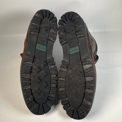 Polo Ralph Lauren Acworth Oiled Calf Brown Leather Boots Size 11 USED s22580