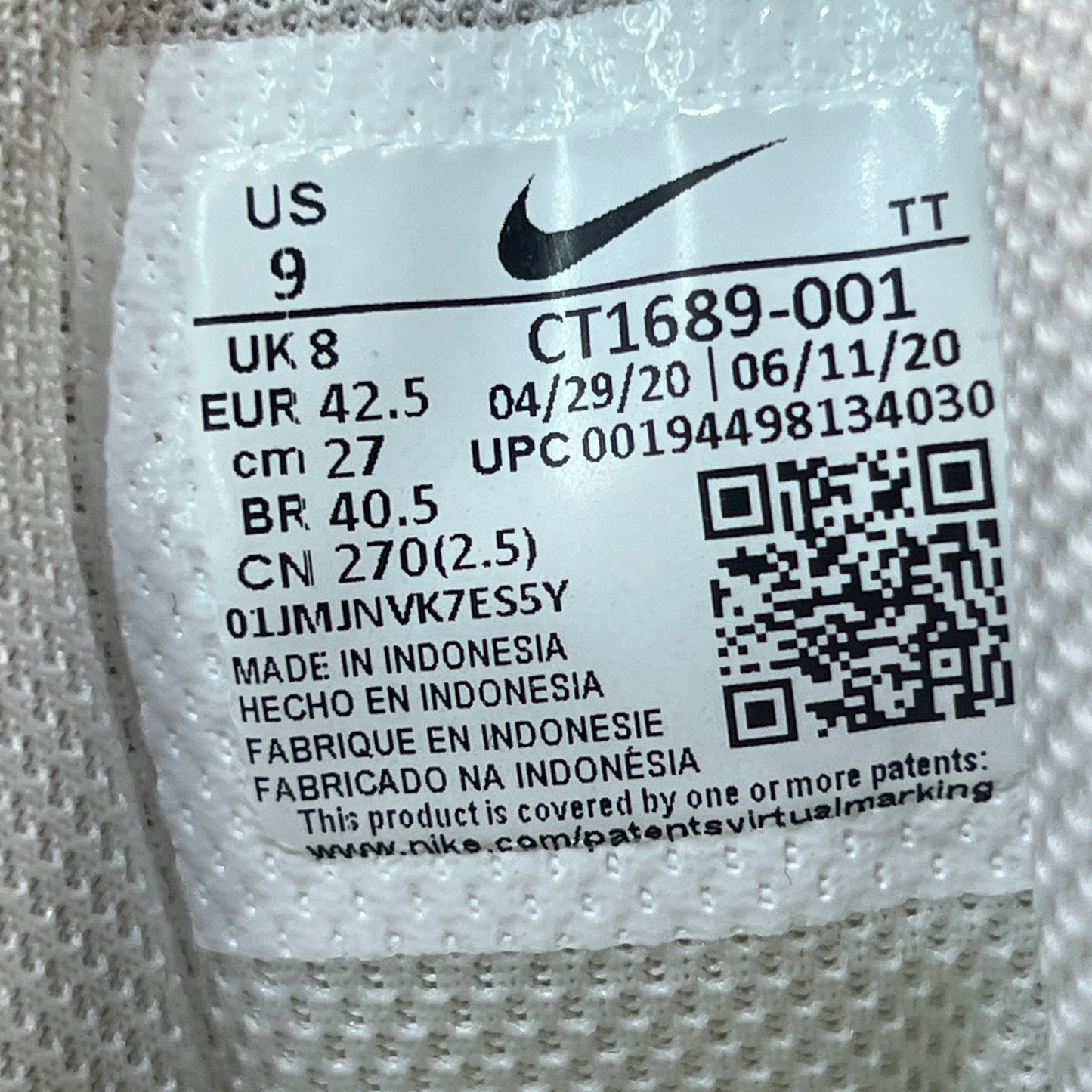 Nike Air Max 95 Neon (2020) Size 9 USED s22738