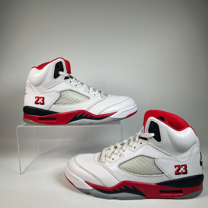 Jordan 5 Fire Red Black Tongue (2025) Size 9.5 USED s22717