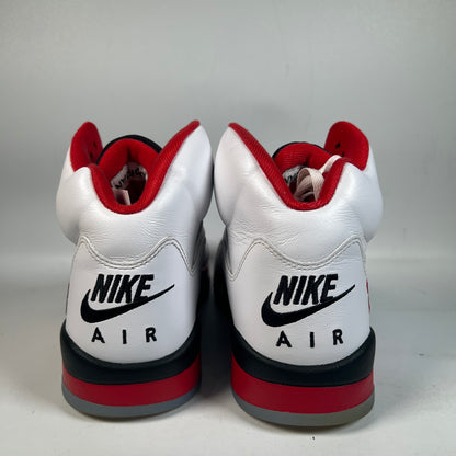Jordan 5 Fire Red Black Tongue (2025) Size 9.5 USED s22717