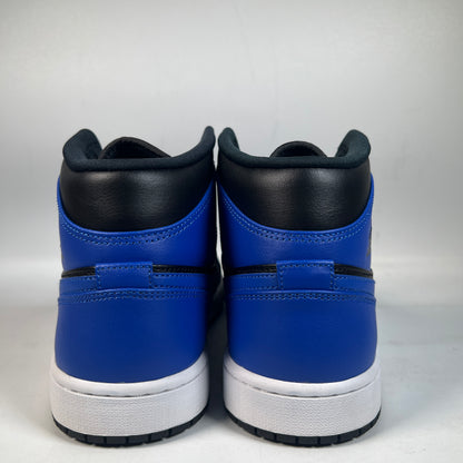 Jordan 1 Mid Hyper Royal Tumbled Leather (2020) Size 10.5 NEW s22720