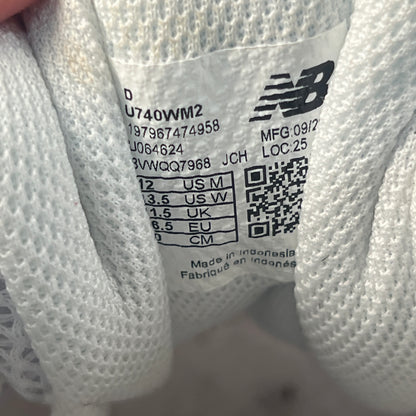 New Balance 740v2 White Silver Reflection (2024) Size 12 USED ss22746