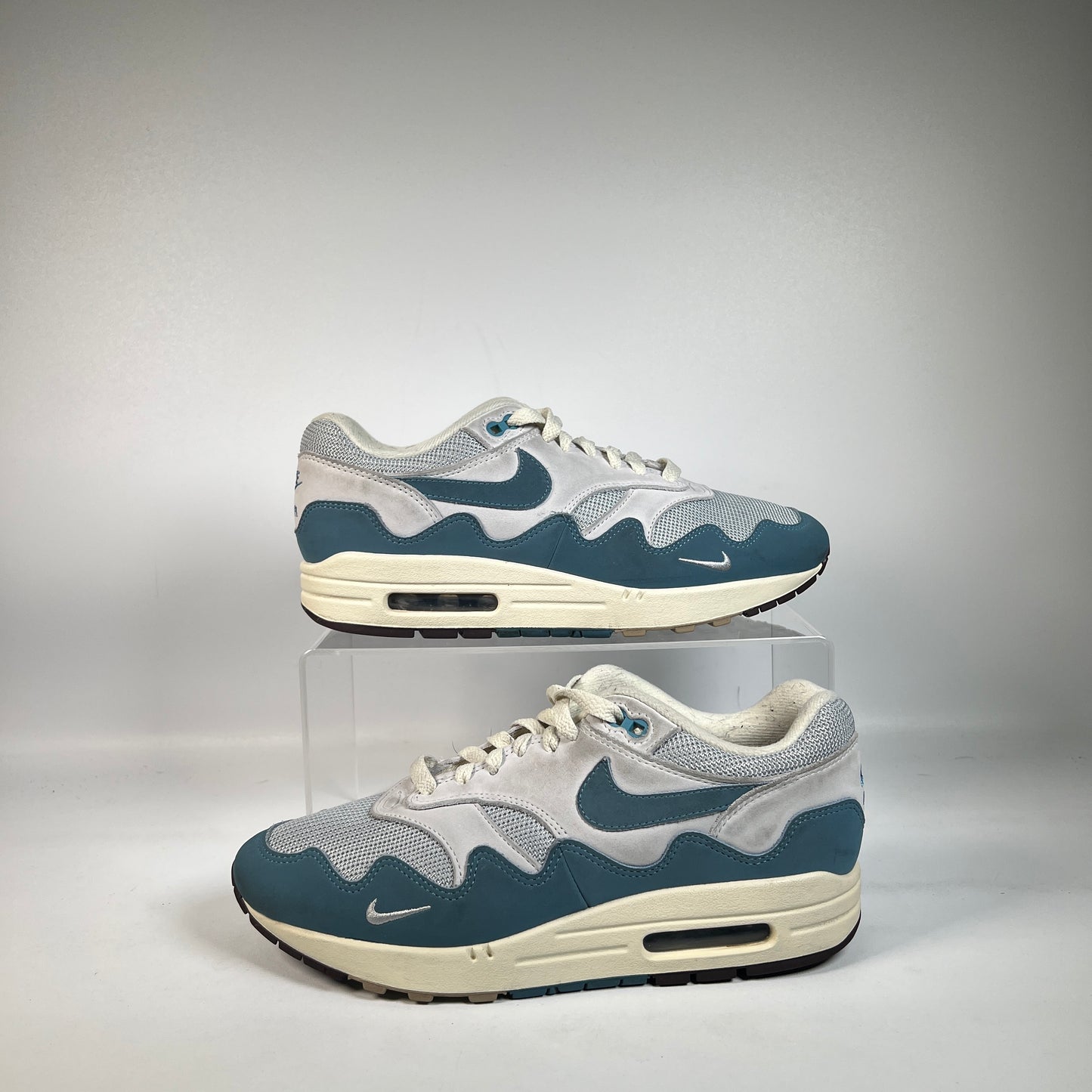 Nike Air Max 1 Patta Waves Noise Aqua (2021) Size 8 USED s22652