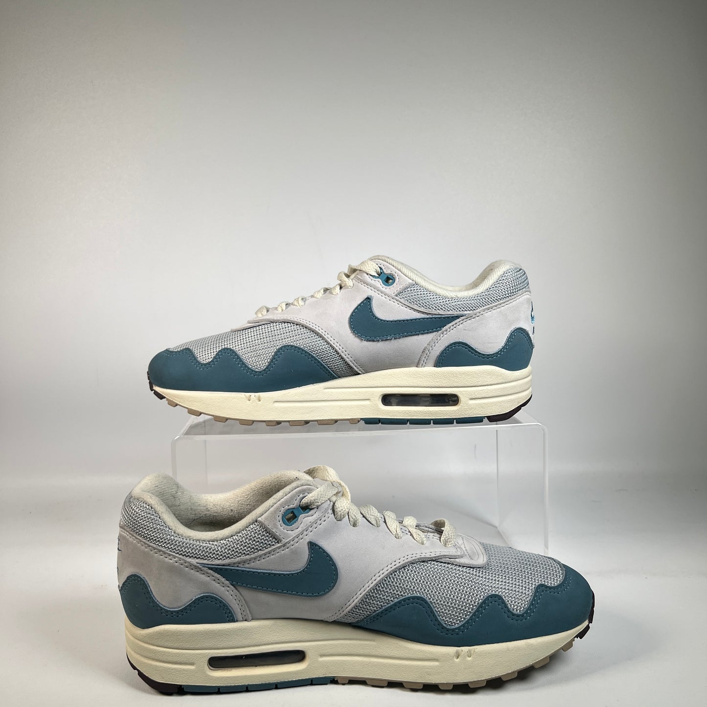 Nike Air Max 1 Patta Waves Noise Aqua (2021) Size 8 USED s22652