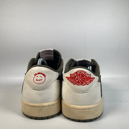 Jordan 1 Low Travis Scott Medium Olive (2024) Size 10.5 USED s22749