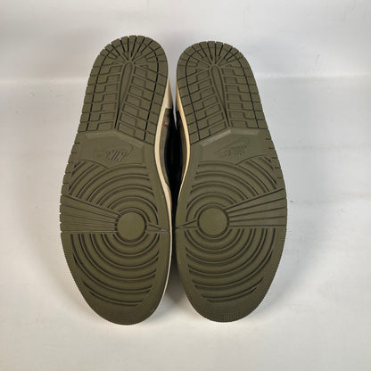 Jordan 1 Low Travis Scott Medium Olive (2024) Size 10.5 USED s22749