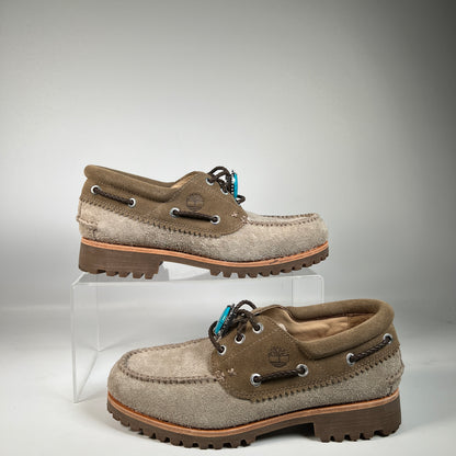 Timberland 3 Eye Lug Handsewn Boat Shoe Oacker Santa Fe (2025) Size 7 USED s22828