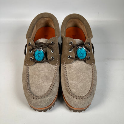 Timberland 3 Eye Lug Handsewn Boat Shoe Oacker Santa Fe (2025) Size 7 USED s22828