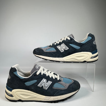 New Balance 990v2 MiUSA Teddy Santis Navy Castlerock (2022) Size 8.5 USED s22786