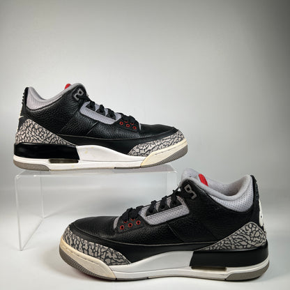 Jordan 3 Black Cement (2018) Size 9.5 USED s22794