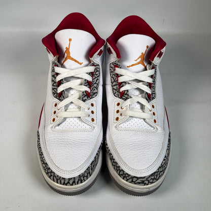 Jordan 3 Cardinal (2021) Size 9 USED s22782