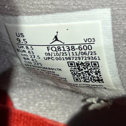 Jordan 4 Toro Bravo (2026) Size 9.5 USED s22771