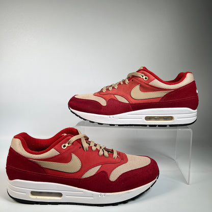 Nike Air Max 1 Curry Pack Red (2018) Size 10.5 USED s22836
