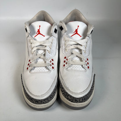 Jordan 3 White Cement Reimagined (2022) Size 7Y USED s22825