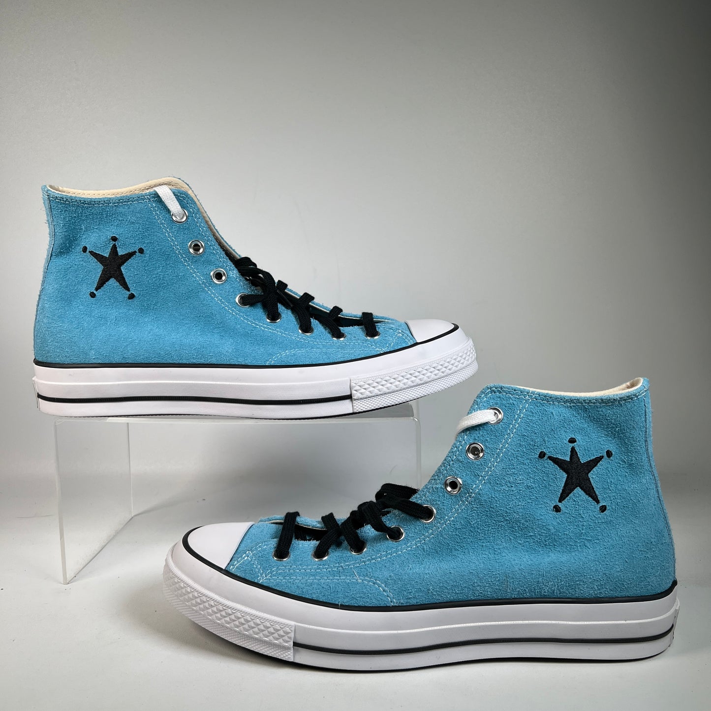 Converse Stussy Sky Blue Chuck Taylor 70 (2024) Size 11 USED s22916