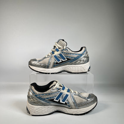 New Balance 1906R Silver Metallic Blue Agate (2023) Size 5 USED s22879