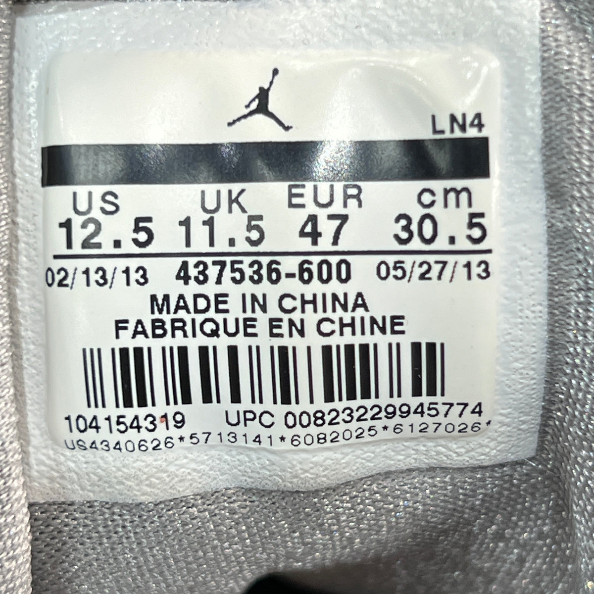 Jordan 3 Doernbecher (2013) Size 12.5 NEW s22947