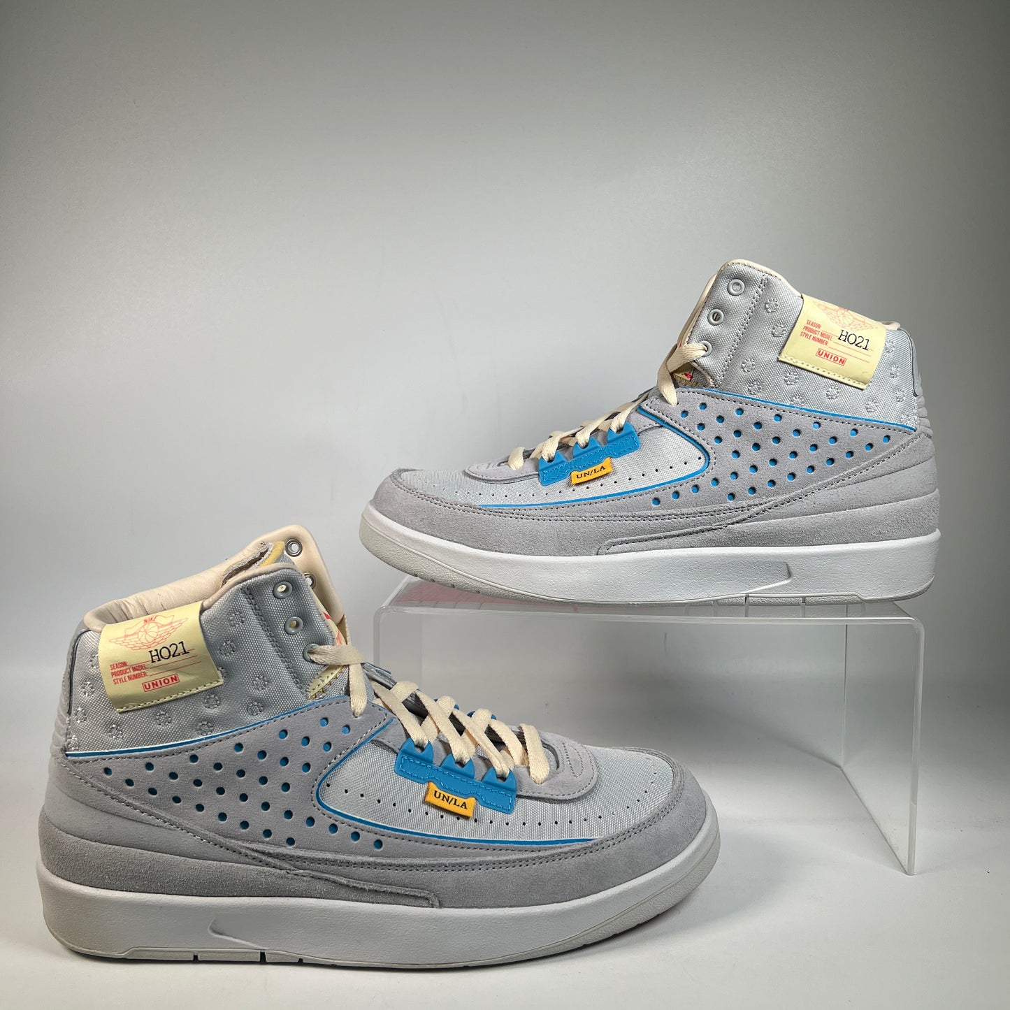Jordan 2 Union LA Grey Fog (2021) Size 9.5 USED s22983