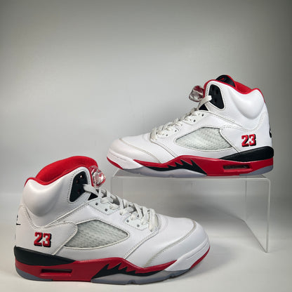 Jordan 5 Fire Red Black Tongue (2025) Size 9 USED s22977